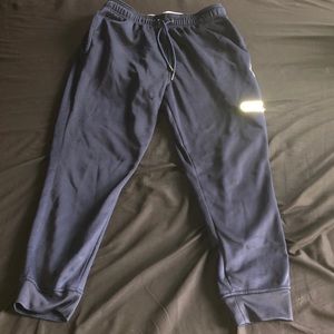 Navy Blue Reebok Jogger Pants